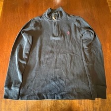 Polo Ralph Lauren Quarter Zip Pullover Sweatshirt Youth Large 14 16