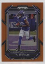 2022 Panini Prizm Rookies Orange Prizm /249 Ty Chandler #348 18kg