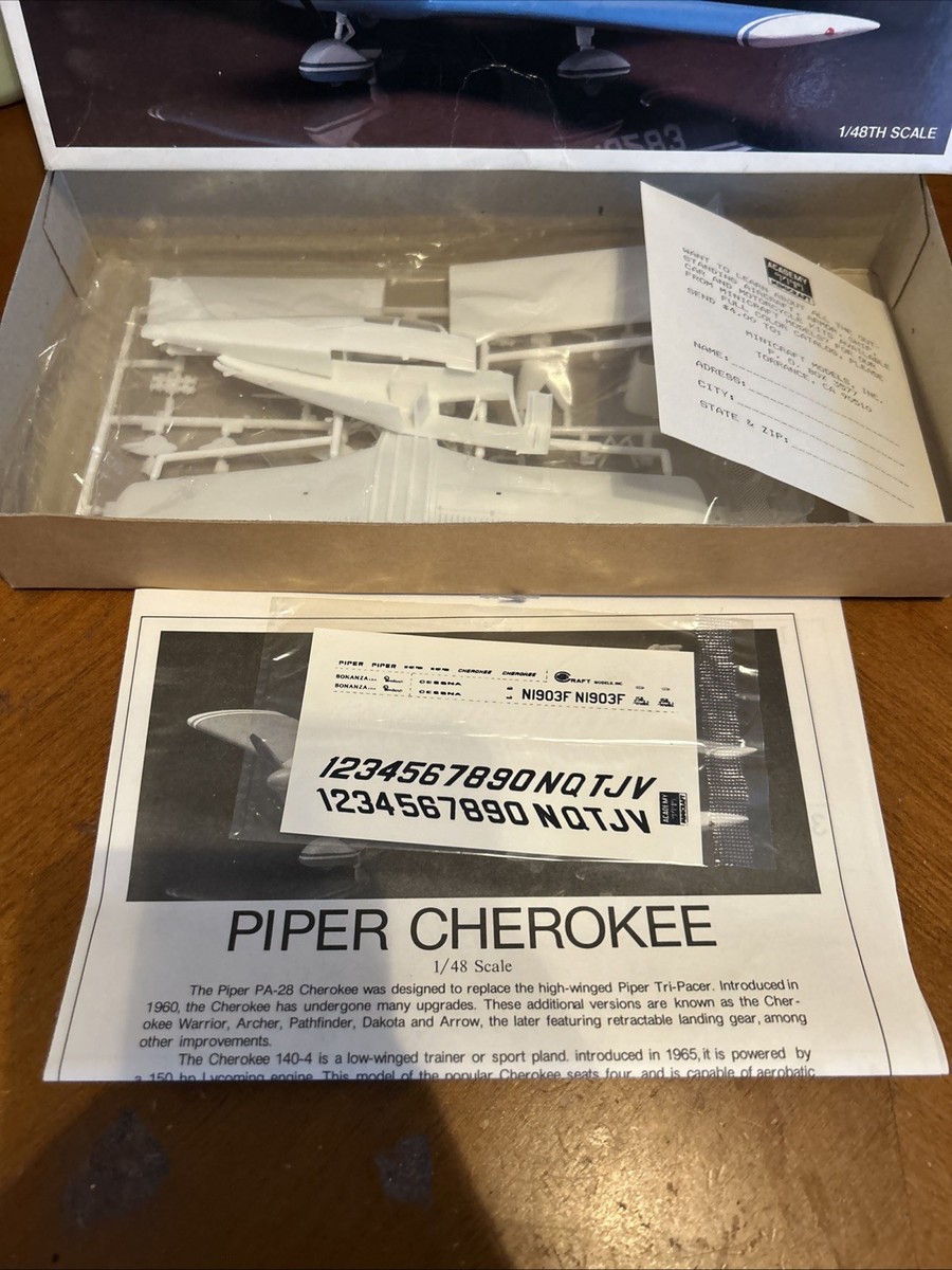 Academy Minicraft 1/48 Piper Cherokee 140/Cruiser Kit NOB | eBay