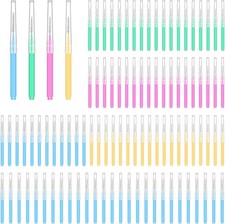 100PCS Interdental Brushes Between Teeth for Braces, Flossers Brush Cleaner,