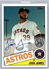 2020 Topps 1985 Topps Auto #85A-JJ Josh James Houston Astros