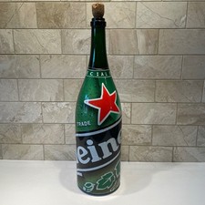 Vintage Heineken Special Edition 20 Inch Oversized Display Bottle Glass Man Cave