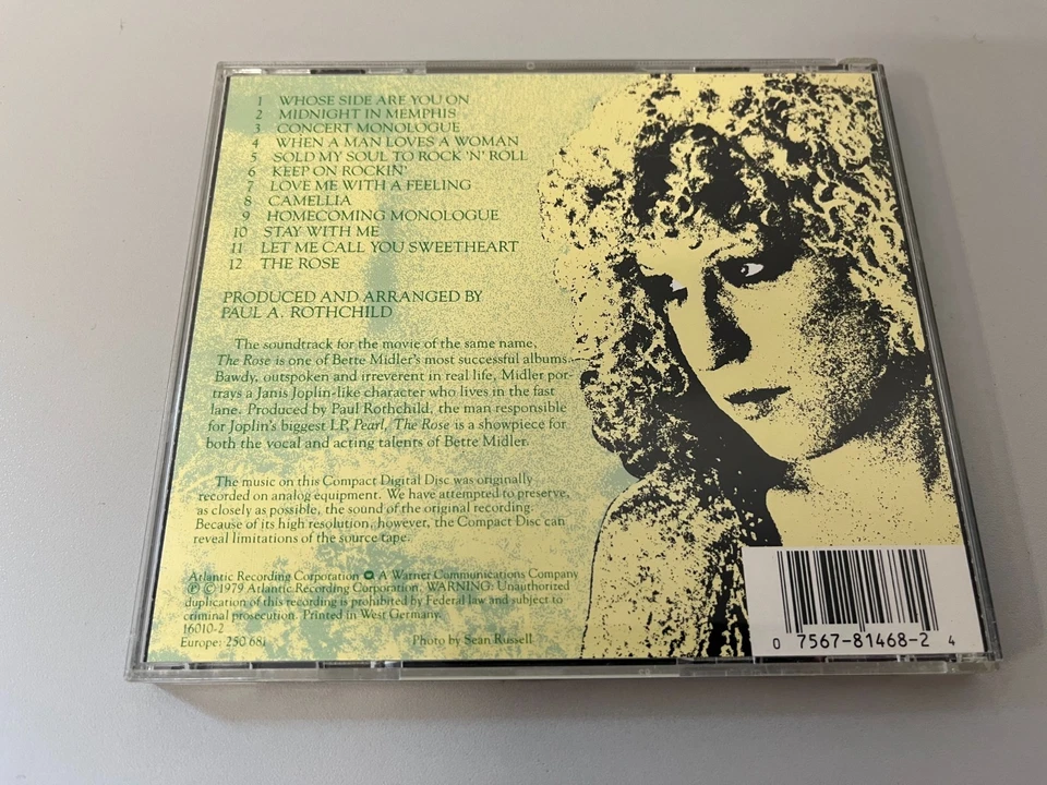 Bette Midler – The Rose (The Original Soundtrack Recording) -Target CD © 1979/86 - Bild 3 von 3