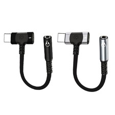 2 in 1 Type C to 3.5mm Female Sound Adapter Cable Heavy Duty for Home Theater