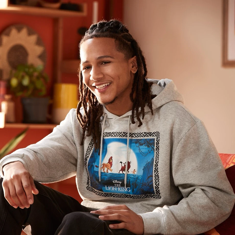 🔥Disney Parks - EL REY LEÓN - Sudadera con Capucha Pullover Gráfico Bordado - XS💥 Foto 2 de 4