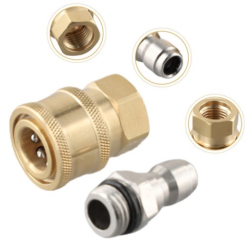Ersatzteile Verbinder Garten Waschen 1/4-Stecker M22 / 14-Buchse Stecker - Bild 3 von 20
