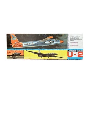 Vintage 1962 HAWK CHROME Lockheed U-2 1:48 SCALE KIT #300-300 NEW OPEN BOX!