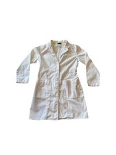 Cherokee White Medical Lab Coat Women  s M Scrub Jacket Doctor Nurse Coat