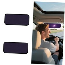 Square Car Window Shades for Windshield   2-Pack Static Cling Glare Blocker