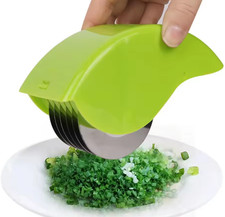 Herb Roller Chopper 6 Blade Stainless Steel V...