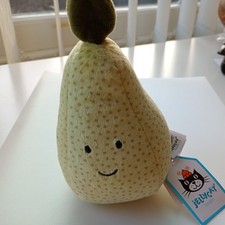 Jellycat. Fabulous Pear. Small. Retired And Rare. Genuine. Brand New With Tags