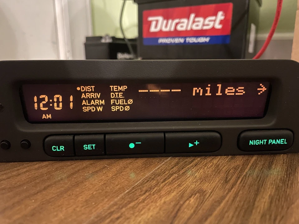 99-03 SAAB 9-3 93 前 DASH SID2 显示屏液晶开关夜面板 12806119 — 第 4/4 张图片