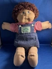 1985 Jesmar Spain Cabbage Patch Kids Boy Doll Curly Auburn Hair & Dimple Outfit