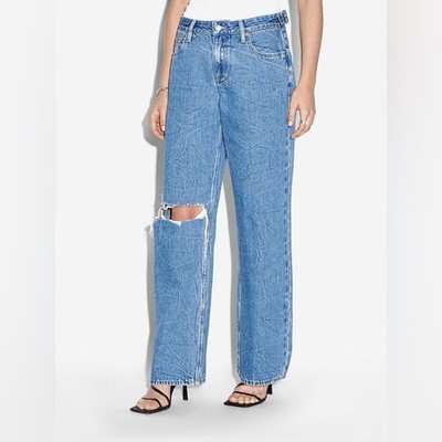 Ksubi Low Rider Ramble Trashed | Blue Low Rise Jean