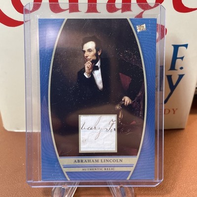 Pieces Of The Past 2024 Abraham Lincoln Written Relic     