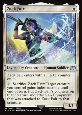 Magic/MTG Zack Fair FIN-45 Uncommon Englisch Neu