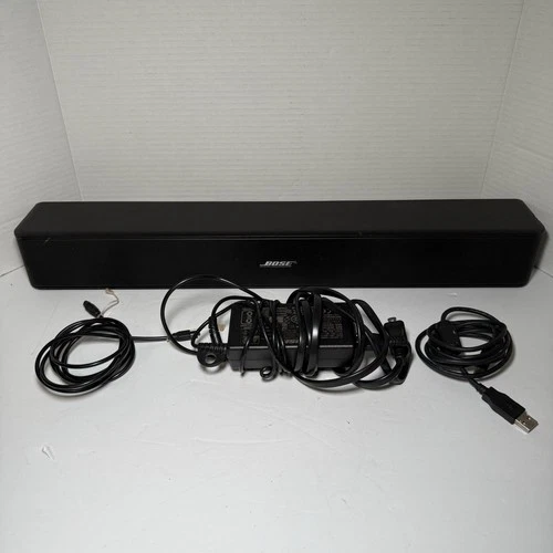 Bose Solo 5 TV Bluetooth Sound Bar 418775 Power Adapter Optical Cable