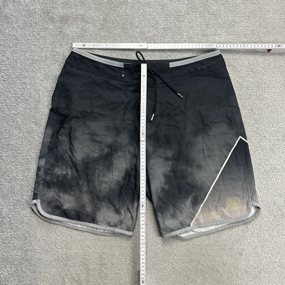 QUIKSILVER Herren Badehose Badeshorts Gr. 34 Retro Beach Shorts Logo 9009 Grau - Bild 2 von 4