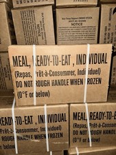 MRE U.S Military Meals Case A Menu MREs 12 Ready to Eat 2022 INSP