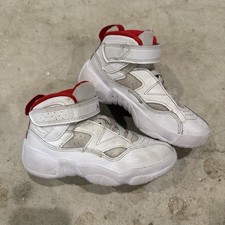Nike Boys Air Jordan Jumpman Two DQ8432-160 White Basketball Shoes Sneakers 11C
