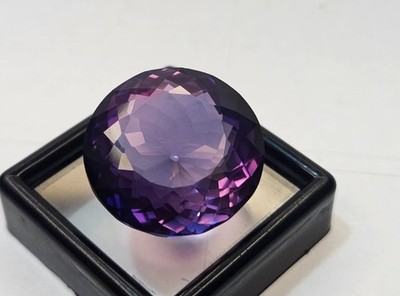 Alexandrite Round Cut Colour Changing 42-44 Ct CERTIFIED Loose Gemstone