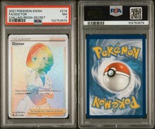 2021 Pokemon Doctor (Secret) Rare 214/198 - Rainbow Colors - Trainer NM PSA 7