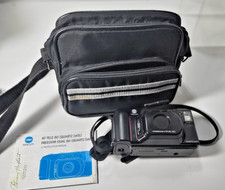 Vintage Minolta Freedom Dual 60 AF 35mm Point Shoot Film Camera W/ Camera Bag