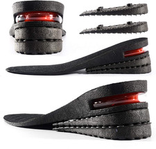 Height Increase Insole 3-Layer Air Cushion Heel Insert Lift Shoes Insole for Men