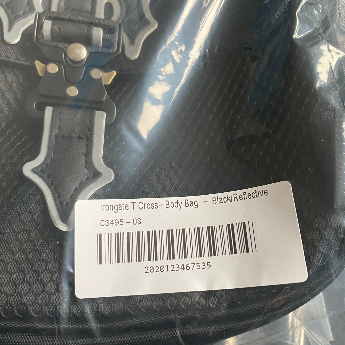 Brand New Trapstar Reflective Irongate T Cross Body Bag (Black