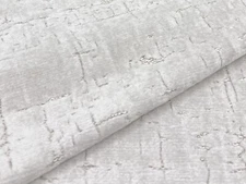 Zinc Textile Distressed Voided Velvet Fabric- Ellice / Moonbeam 1.60 yds Z565/01