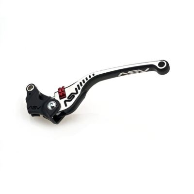 ASV C5 Clutch Lever Long Black & Silver Honda VT600 Shadow 1988 - 2002