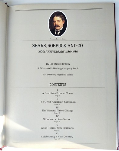 Sears Roebuck 100th Anniversary Book & Watch 1886-1986 Americana - Picture 10 of 12