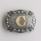 Western Initial Letter C Belt Buckle Gurtelschnalle also Stock in US