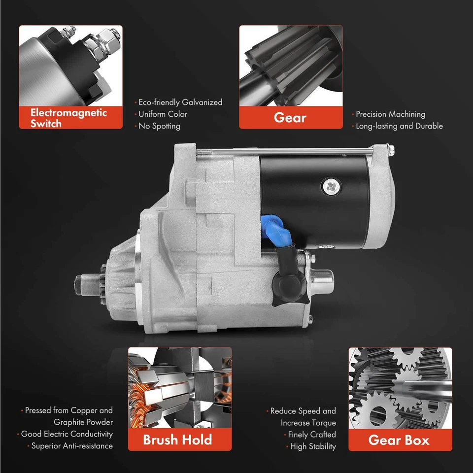 Motor De Arranque Para Chevrolet T7500 1997-2008 GMC T6500 Isuzu FRR 3.0KW 12V CW 11T Foto 4 de 4