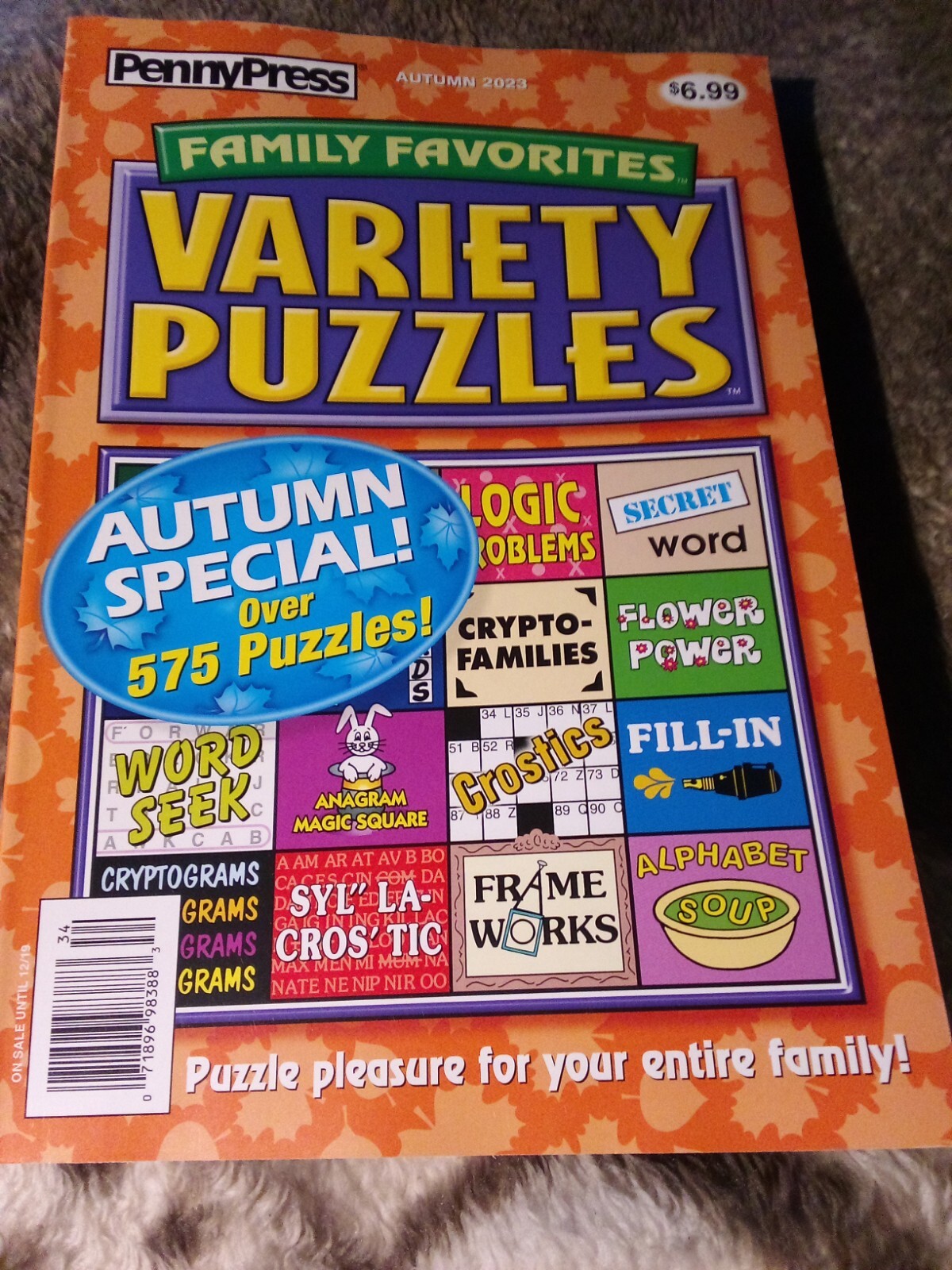 Penny Press Family Favorites Variety Puzzles (Autumn Issue) Brand New
