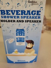 beverage shower holder and speaker