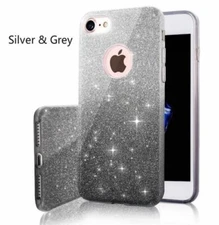 Bling Glitter Hybrid Protective Hard Case Cover For Phone 6 7 8 Plus X XR X Max