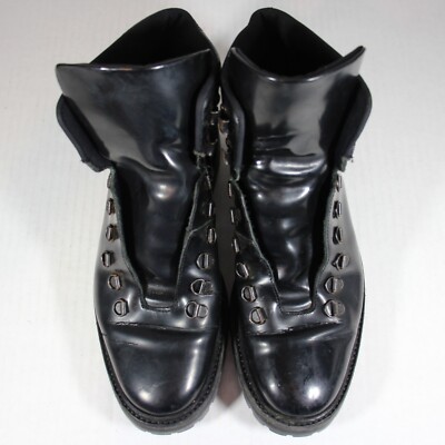 Common Projects Lace Up Leather Combat Boots Mens 40 US 7  display picture 1