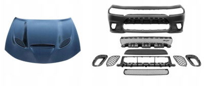 Motorhaube + Stoßstange Satz Für Dodge Charger Srt Hellcat Aluminium 2015 -