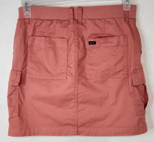 Lee normale Passform lachsrosa Skort Stretch-Taille 30 x 16,5 Damen Medium Größe 6 - Bild 3 von 3