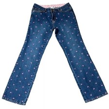 Lilly Pulitzer Vintage Embroidered Pink Whale Jeans