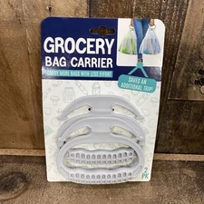 Grocery Bag Carrier Handle Holder 2-pack Heavy Duty Evriholder Shopping Helper
