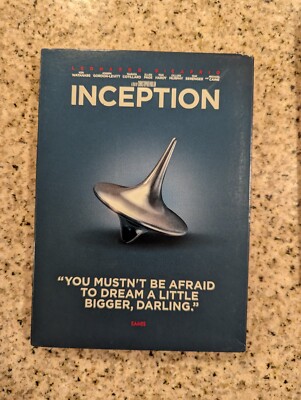 Inception Movie DVD Leonardo Decaprio New Sealed w/ rare spinner