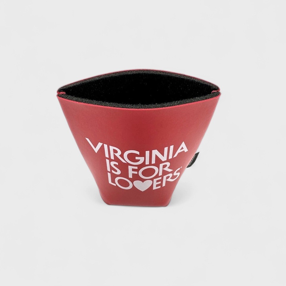 virginia-is-for-lovers-red-beverage-can-koozie-insulator-ebay