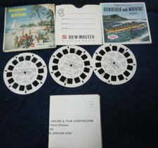 Honolulu and Waikiki Famous Cities ViewMaster Reel set A123 view master