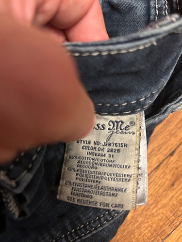 Miss Me Jeans Womens 22 Skinny 22x31 Blue - Picture 4 of 6