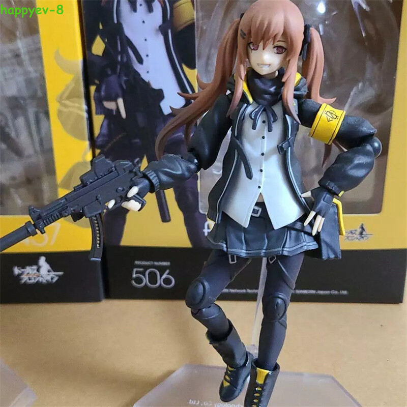 Girls' Frontline Anime Action Figure Collection Toys Figma UMP45 Model Gift Box