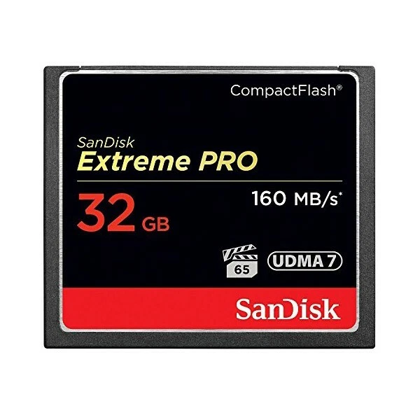 Tarjetas de memoria CompactFlash I para cámaras de vídeo y fotográficas