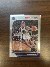 19-20 Panini NBA Hoops Premium Stock Jordan Poole RC Gold State Warriors