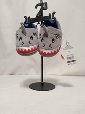 Wonder Nation Shark Slippers Gray Infant Size 4